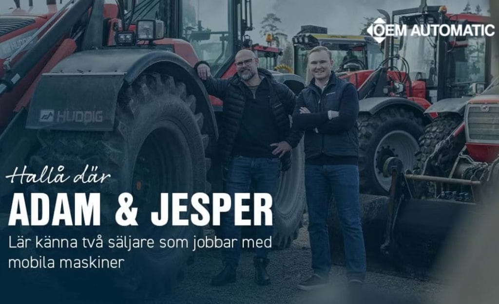 Hallå där Adam & Jesper – två röster om mobila maskiner