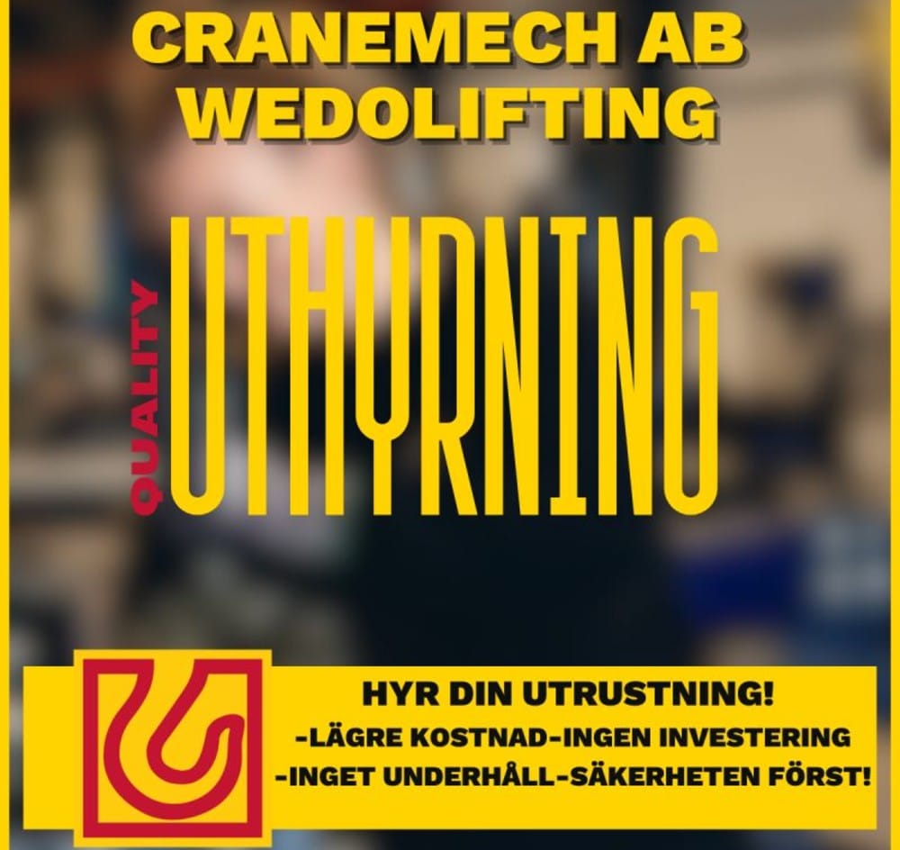 Uthyrning av lyftutrustning vinner mark i industrin