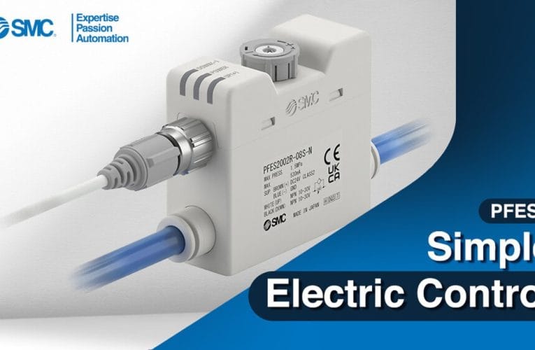 Nya möjligheter att justera in cylinderns hastighet med ny, elektrisk strypbackventil från SMC