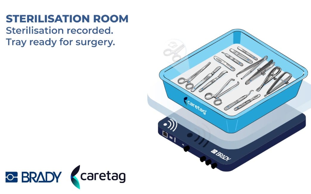 Brady EMEA och Caretag tillkännager strategiskt partnerskap för heltäckande spårning av kirurgiska instrument