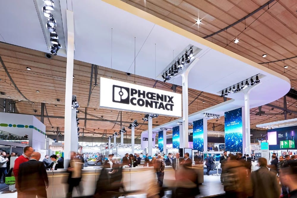 Phoenix Contact monter - Hannovermässan 2026