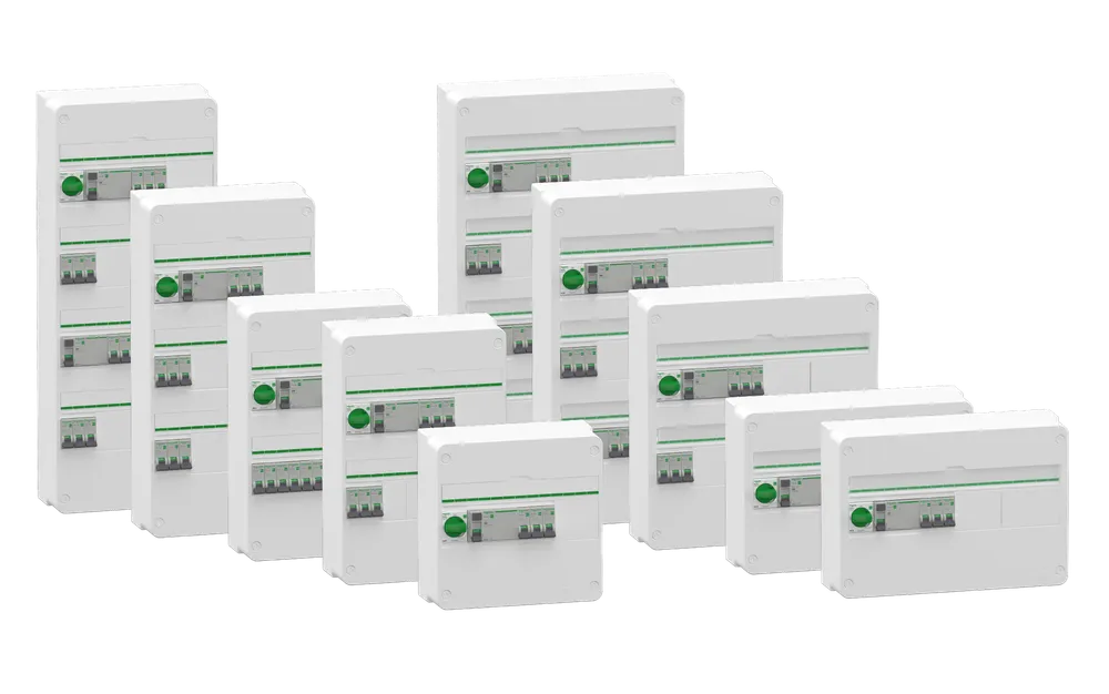 Dette billede illustrere Schneider Electric lanserar förmonterade normcentraler i Easy9-serien