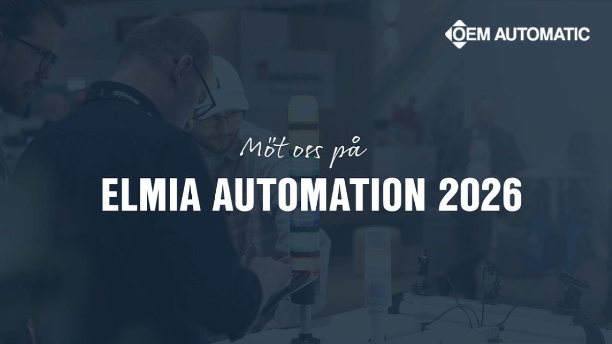 Dette billede illustrere Vi är mer – möt oss på Elmia Automation 2026