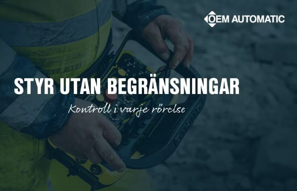 Radiostyrning för industrin – så väljer du rätt system