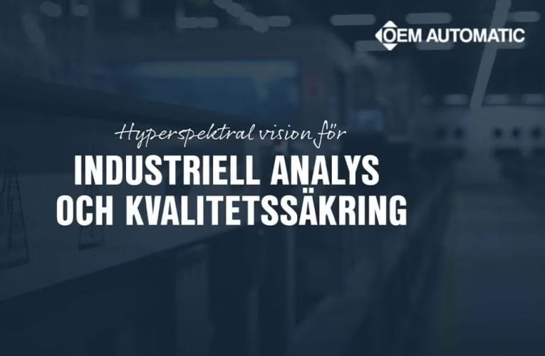 Datadriven materialanalys med hyperspektral vision