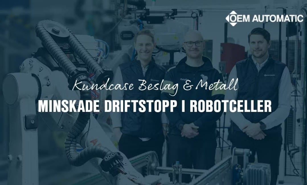Stabilare robotceller gav färre driftstopp hos Beslag & Metall