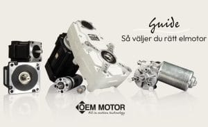 DC-motor, BLDC-motor eller AC-motor – så väljer du rätt elmotor för din applikation