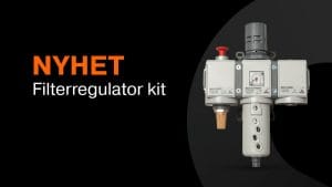 Dette billede illustrere Hydroscand lanserar filterregulator kit för industrin med definierade renhetsklasser och flöden