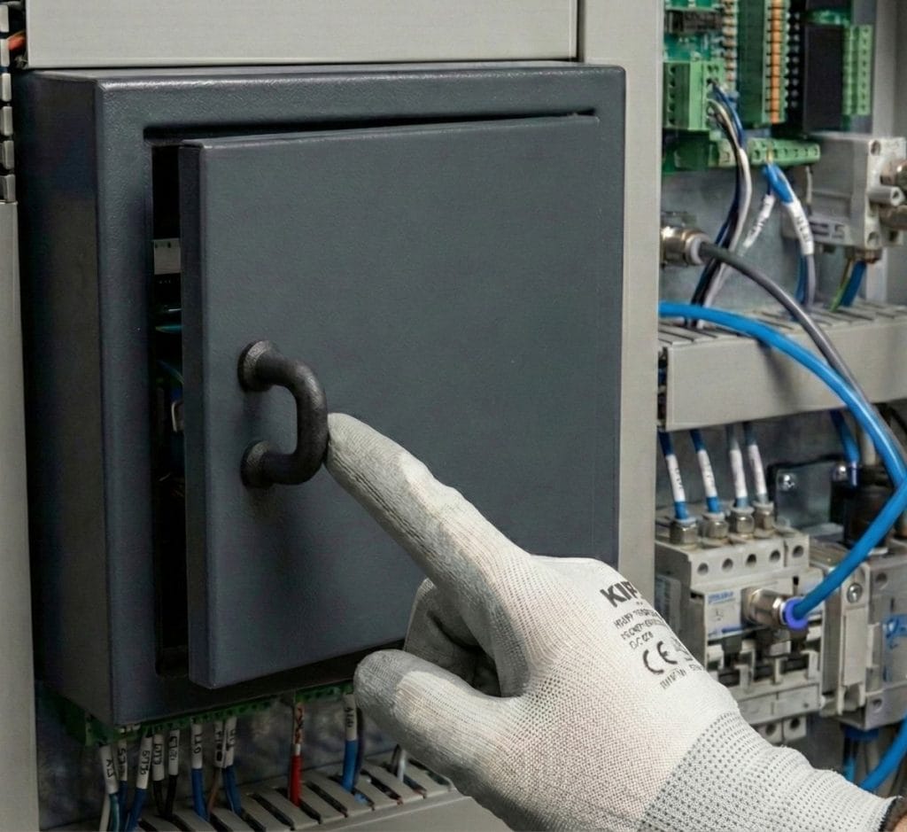 Med fyra nya fingergrepp-serier av aluminium, rostfritt stål, stål och syntetmaterial skapar KIPP en enhetlig, materialövergripande lösning för användningar, där byggutrymme, användbarhet och tydlig gestaltning räknas lika mycket. Bild: KIPP