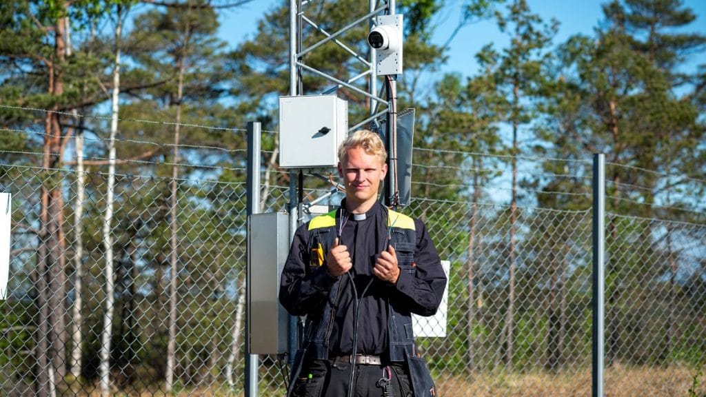 Dette billede illustrere Tills elektrikern skiljer dem åt. Nexans lanserar hybridkabel som förenklar installationer