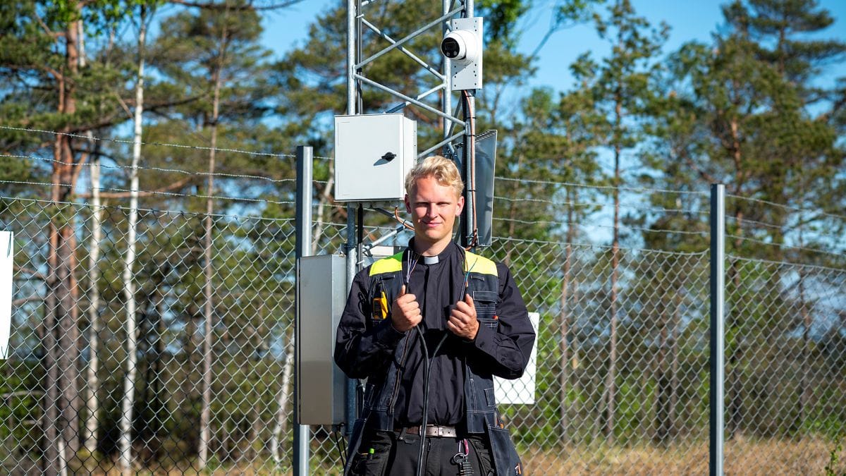 Dette billede illustrere Tills elektrikern skiljer dem åt. Nexans lanserar hybridkabel som förenklar installationer