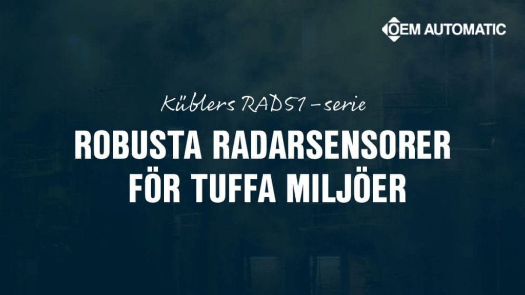 Dette billede illustrere Tillförlitlig radarmätning i krävande miljöer