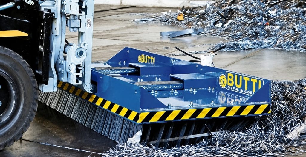 Butti – Stålborste för skrotbranschen från JNC Teknik ApS