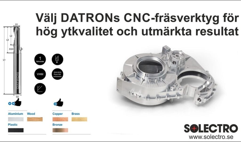 CNC fräsverktyg för bearbetning med hög ytkvalitet och utmärkta resultat