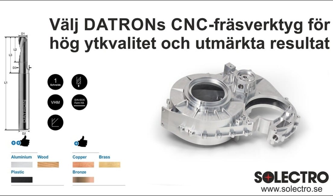 CNC fräsverktyg för bearbetning med hög ytkvalitet och utmärkta resultat
