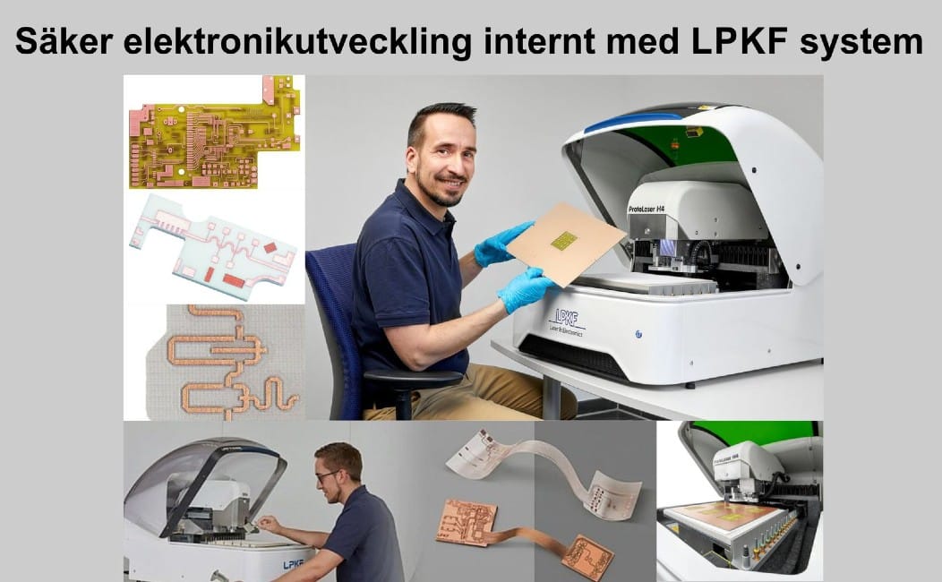 Säkra er prototypframtagning av kretskort (PCB). Se till att tillverka internt istället för hos en extern leverantör.