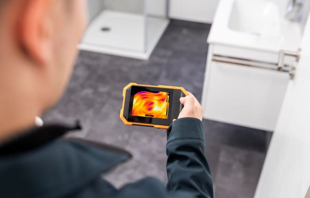 Temperaturkontroll med testo 862 i en värmeinstallation