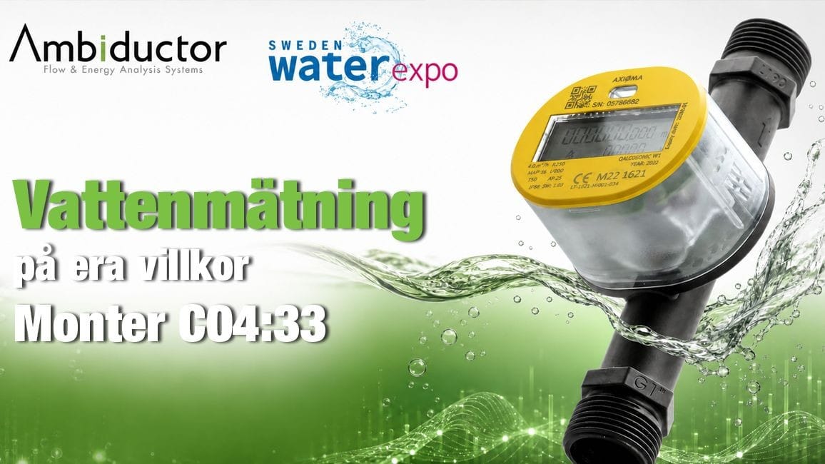 Framtidens smarta VA-mätning på Sweden Water Expo